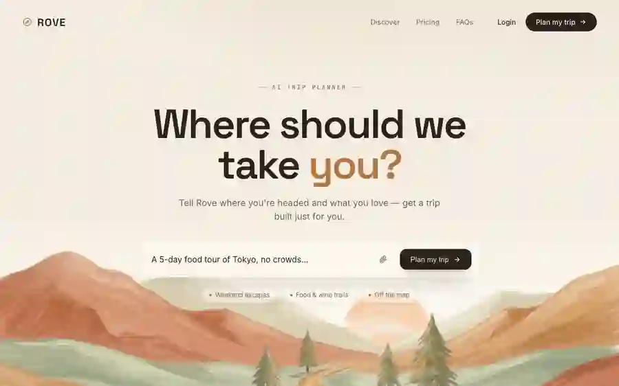 Rove — Travel AI